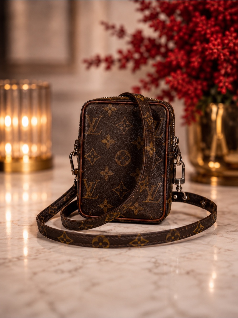 Louis Vuitton Monogram Mini Crossbody Bag | Vintage | Full Inclusion